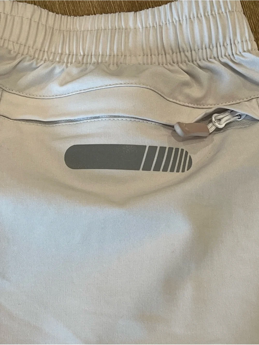 Northyard Men's Small Athletic Shorts White Zip Pockets Active Wear Running